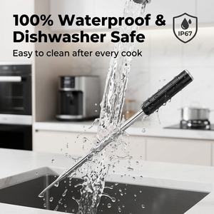Thermomètre <span class=keywords><strong>à</strong></span> <span class=keywords><strong>viande</strong></span> intelligent sans fil Bluetooth <span class=keywords><strong>pour</strong></span> cuisson <span class=keywords><strong>à</strong></span> distance, <span class=keywords><strong>four</strong></span>, grill, <span class=keywords><strong>sonde</strong></span> numérique - Product Image 2