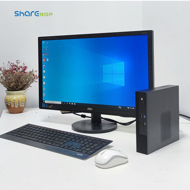 Sharerdp Factory Ryzen R5 7535HS 7640HS 6 Core Windows Barebone Industrial Small Form Factor Mini PC Project Desktop Computer PC