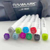 Marqueurs à alcool double pointe personnalisés OEM pour fournisseurs, 24, 48, 100, 120, 168, 262 couleurs, encre à alcool pour ombrage, contour et remplissage de couleur