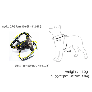 ชุดควบคุมสุนัขหนามแหลมดีไซน์หนัง PU สำหรับสุนัข - Product Image 2