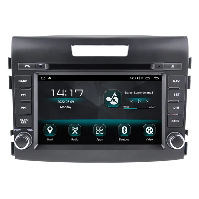 ホンダCRV CR-V 2012-2015カーマルチメディアステレオGPSCarPlayプレーヤー用DVDデッキなしの7 "AndroidラジオスクリーンOEMスタイル