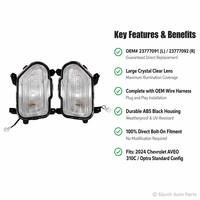 Pièces détachées Phare antibrouillard avant Haute qualité 12V 55W Neuf OEM 23777091 pour AVEO 310C 2024