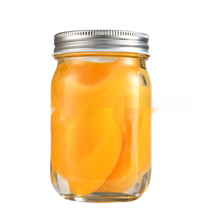 Jam bottle glass small simple transparent sealed can honey bird's nest bottle with cover