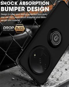 Per Xiaomi Redmi 13 12 9 10 / A3 A1 A1 + 13C 12C 10C 9C 10A 10A 11A / 9 Prime Poco <span class=keywords><strong>C3</strong></span> Cover opaca Stand Hybrid custodia posteriore con anello - Product Image 3