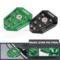 Accesorios para Motocicleta, Pedal de Freno para Kawasaki KLR650, Extensión de Punta de Palanca de Freno, Bloque de Extensión, KLR650-E KLR 650 E 2008-2018