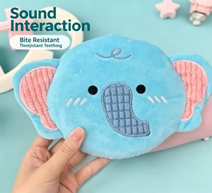 Jouet pour animaux <span class=keywords><strong>de</strong></span> compagnie en forme d'éléphant bleu <span class=keywords><strong>de</strong></span> dessin animé, couineur, surface gaufrée, jouet en peluche pour <span class=keywords><strong>chien</strong></span>, soulage l'<span class=keywords><strong>anxiété</strong></span> <span class=keywords><strong>de</strong></span> <span class=keywords><strong>séparation</strong></span> pour l'entraînement des animaux <span class=keywords><strong>de</strong></span> compagnie - Product Image 1