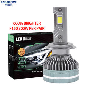 Phares LED Car-refine F150 300W 20000lm H1 H7 H11 9005 9006 9012 H4, ampoule 6000K lumière blanche 12V, LED <span class=keywords><strong>auto</strong></span> pour éclairage automobile - Product Image 1