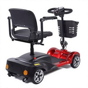 Shengrui Lightweight 4-Wheel Steel Electric <b>Mobility</b> <b>Scooter</b> for Elderly Adults 180kg Capacity 24V 12Ah <b>Foldable</b> Handicapped - Product Image 1