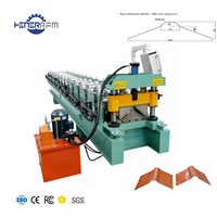 Machine de formage de tuiles de toit demi-rondes à découpe hydraulique automatique
