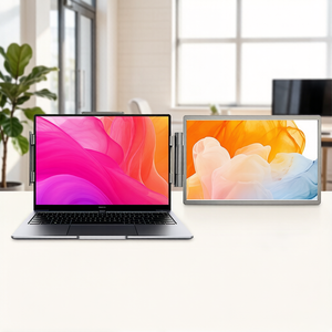 Moniteur portable à prix avantageux 14 15,6 pouces FHD 1080p triple pour ordinateur portable avec <span class=keywords><strong>double</strong></span> écran Type-C - Product Image 6