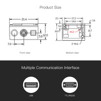 Module de lecteur de codes-barres intégré OEM DE2110 1D 2D QR avec interface USB et COM pour la numérisation et l'impression directe des produits en stock