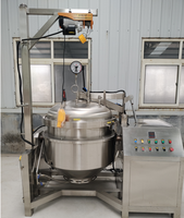Autocuiseur 300L automatique industriel et commercial, autocuiseur de viande d'acier inoxydable