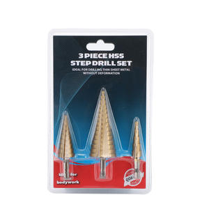 Image 3 Piece Hss Step Drill Set 3-20mm For <b>Thin</b> <b>Sheet</b> <b>Metal</b> Drilling - Product Image 5