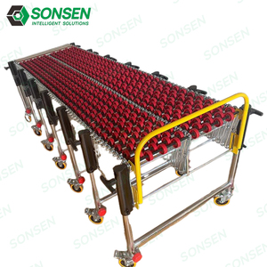 بكرة عاجزة مرنة ناقل Foley عجلة النقل الكرتون خط التجميع تلسكوبي - Product Image 6