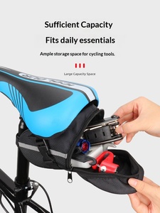 <span class=keywords><strong>Sacoche</strong></span> de selle de vélo de route <span class=keywords><strong>VTT</strong></span> imperméable, réfléchissante, anti-rayures, résistante à l'usure, portable, <span class=keywords><strong>pour</strong></span> le rangement d'outils - Product Image 4