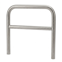 Barrière de sécurité routière en acier en forme de U, barrière de protection en métal pour trottoir, isolation du trafic piétonnier
