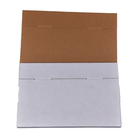Boîtes pliables en carton écologique et recyclable avec logo personnalisé, impression par estampage, pour emballages cadeaux et artisanat
