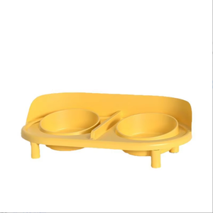 Nouvelles gamelles doubles anti-renversement modernes pour animaux de compagnie, surélevées, anti-fuite, écologiques, pour petits animaux (chats et chiens), avec abreuvoir inclus - Product Image 6