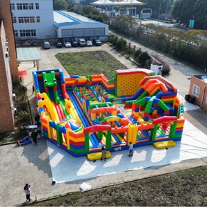 <span class=keywords><strong>Parc</strong></span> <span class=keywords><strong>d</strong></span>'attractions gonflable personnalisé grand parcours du combattant Fun City <span class=keywords><strong>parc</strong></span> <span class=keywords><strong>d</strong></span>'attractions interactif gonflable géant - Product Image 5