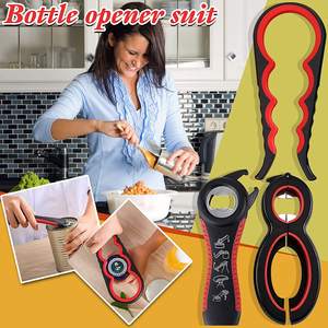 Ensemble d'<span class=keywords><strong>ouvre</strong></span>-boîtes 4-en-1, outils de cuisine multifonctionnels pour ouvrir facilement les bouteilles de bière, les bocaux et les <span class=keywords><strong>noix</strong></span> - Product Image 3