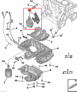Refroidisseur d'huile moteur OE 9807656961 9815697880 pour Peugeot 2008 208 <span class=keywords><strong>3008</strong></span> 308 4008 1.2T – Pièce de rechange radiateur d'huile - Product Image 2