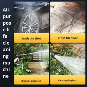 ปืนฉีดน้ำแรงดันสูงแบบชาร์จไฟได้เครื่องฉีดน้ำแบบพกพาแบตเตอรี่ลิเธียมไร้สาย - Product Image 3