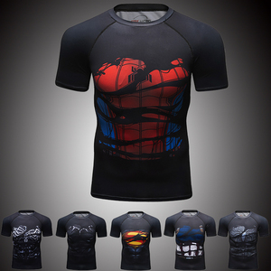 เสื้อยืดรัดรูปของผู้ชายโคดี้ลันนินซูเปอร์ฮีโร่เสื้อยืดออกกำลังกายพิมพ์ลาย3D - Product Image 3
