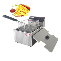 Commercial Stainless Steel Electric Deep Fryer with Basket