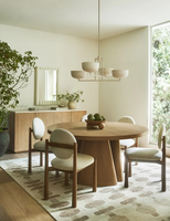 Chaise de salle à manger en bois massif de style moderne avec dossier, design léger pour la maison, le bar, le café, le restaurant