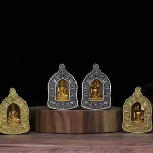Chinesische tibetische buddhistische Ga Wu Box Design und benutzer definierte Yinyingawu Box Form Design und Herstellung Verarbeitung von Metall Gawu Box