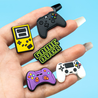 Nouvelle Arrivée Design Populaire Rétro Années 80 Vibes Gamer Breloques 2D en PVC Cool pour Chaussures Décorations en Gros pour Chaussures