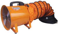 Extracteur d'air industriel portable avec ventilateur et tuyau de 5 m, ventilateurs de 8, 12, 14, 16, 18, 20, 24 pouces