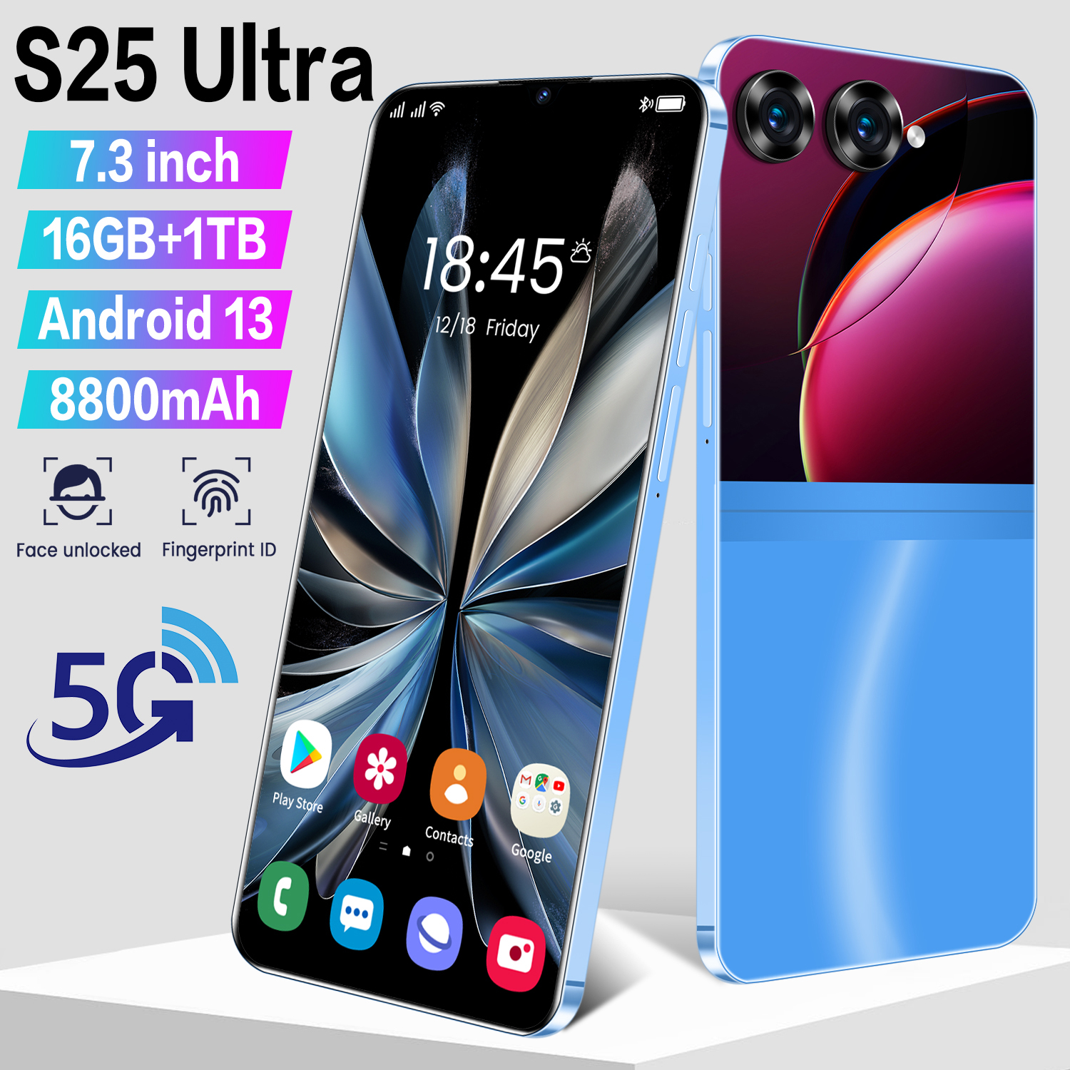 ZHONGTIAN S25ultra - 5G Smartphone with 12GB RAM & 512GB Storage