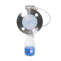 Vanne d'échantillonnage à bride fermée en acier inoxydable 316L sanitaire pour produits chimiques et pétroliers