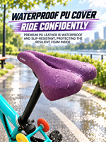Coussin de selle de vélo VXM en mousse hautement élastique, absorption des chocs, respirant, creux, soulagement de la pression, pour vélo de montagne, de route et pliable, longue distance