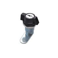 Poignée en T Mini bouton d'aile Serrure à came quart de tour en alliage de zinc ou serrure de panneau à loquet de compression sans clé
