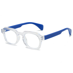 Lunettes de lecture optiques carrées bicolores épaisses en PC, anti-fatigue, grossissantes, pour presbytes, marque privée - Product Image 6