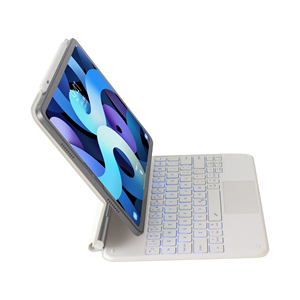 Nuevo Teclado Inalámbrico con Interfaz USB-C 2022, Retroiluminación RGB, 7 Teclas, Funda con Teclado Mágico, Soporte para <span class=keywords><strong>Trackpad</strong></span>, Compatible con iPad Pro 11/Air 4/5, Magnético - Product Image 5