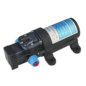 12V 80W DC Self Priming High Pressure Micro Diaphragm Pump with <b>Cooling</b> <b>Fan</b> for Car Wash Cleaning - Product Image 1