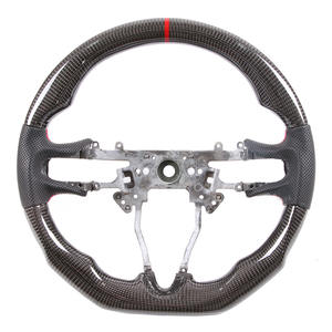 Volante de fibra de carbono real apto para <span class=keywords><strong>Honda</strong></span> <span class=keywords><strong>Segunda</strong></span> Generación Fit 8 generación <span class=keywords><strong>Civic</strong></span> Accord - Product Image 1