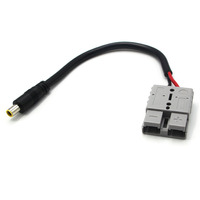 Câble d'extension 16AWG DC5.5*2.1mm avec prise mâle vers connecteur de batterie 45A pour générateur, batterie de secours, panneau solaire pliable