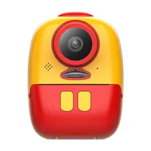 Câmera de brinquedos portátil 8k, câmera digital de infância para presente de 4-8 anos de idade