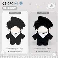 Vêtements de poupée personnalisés en gros OEM/ODM pour tenues de poupées BJD en coton