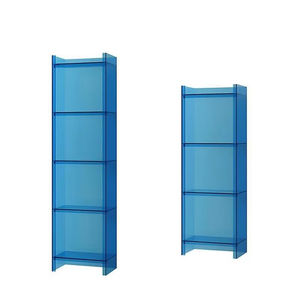 Customizable Designed <b>Plastic</b> Standing Storage Shelf Office Sets Kid Bookcase Acrylic Bookshelf - Product Image 1