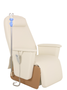 Profesyonel elektrikli diyaliz koltuğu düzgün uzanmış hassas ayar - Product Image 3