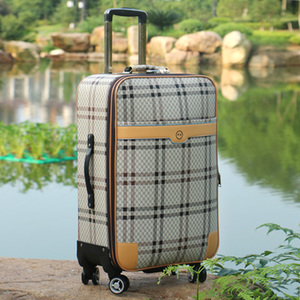 Popular 20 24 28 Inch Pu Leather Printing Luggage Set Airport Boarding Travel Bag <strong>Flight</strong> Luggage Case Outdoor Trolley <strong>Suitcase</strong> - Product Image 5