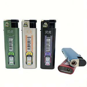 Encendedor de Gas Recargable de Acero de Diseño Moderno OEM, Encendedor de Butano Resistente al Viento, Encendedor Electrónico de Chorro, Regalos Empresariales para Cigarros y Cigarrillos - Product Image 4