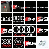 Projecteurs de bienvenue pour portières Audi A3/A4/A5/A6/A7 S-Line, éclairage de sol, éclairage de fosse, installation directe, universel