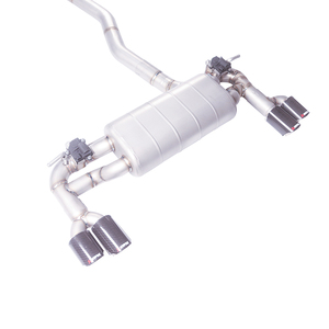 Oem hiệu suất cao BMW 2 Series <span class=keywords><strong>F22</strong></span> 14-18 catback Van Điện Tử hệ thống ống xả bốn sợi carbon lời khuyên với M4 Surround - Product Image 2
