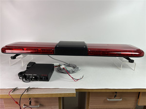 Barre lumineuse d'avertissement rouge ECE R65 de 48 pouces, barres lumineuses d'urgence utilisées pour les pompiers, les ambulances, les camions de remorquage, les véhicules de sécurité - Product Image 2